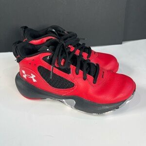 Under Armour Lockdown 6 Low Red Black Sneakers Unisex Vented